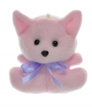 Изображение товара Мягкая игрушка для букетов Мини Котик розовый 10см